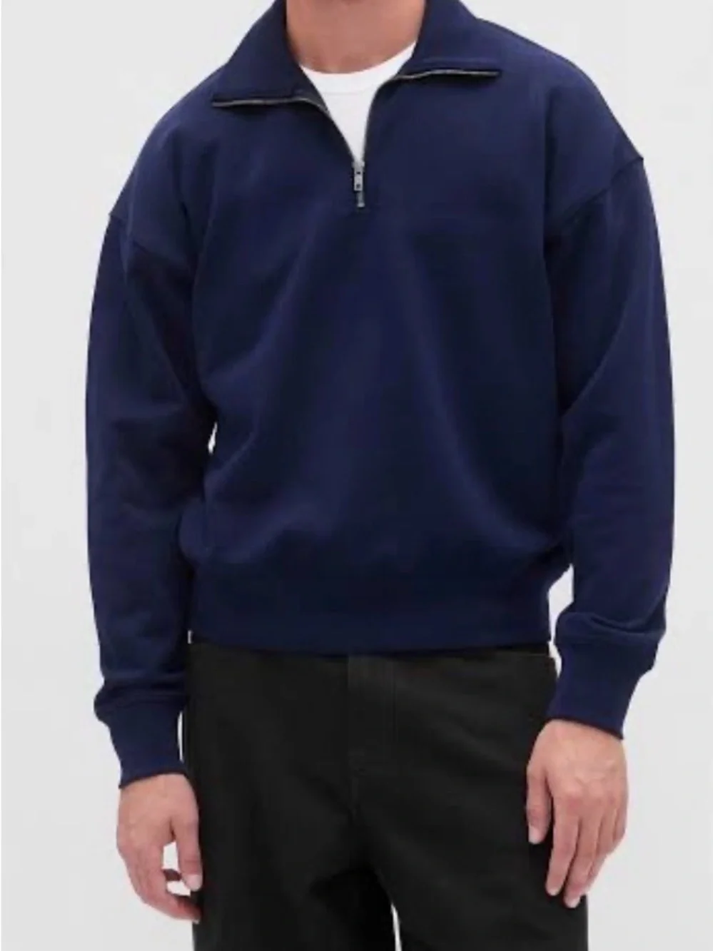 Banana Republic Men's Quarter-Zip Sweater. Sz M. NWOT